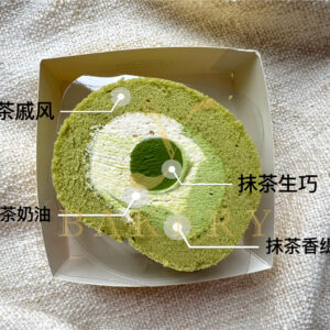抹茶茉莉生巧卷
